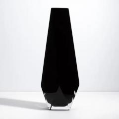 Hand Blown Murano Vase Goccia in Black Onyx Large - 3853939