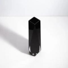 Hand Blown Murano Vase Goccia in Black Onyx Large - 3853943