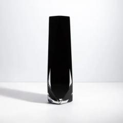 Hand Blown Murano Vase Goccia in Black Onyx Large - 3853980