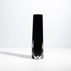 Hand Blown Murano Vase Goccia in Black Onyx Small - 3853909