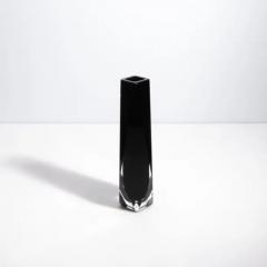 Hand Blown Murano Vase Goccia in Black Onyx Small - 3853912