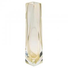 Hand Blown Murano Vase Goccia in Clear with 24 Karat Gold Flecks Medium - 3852344