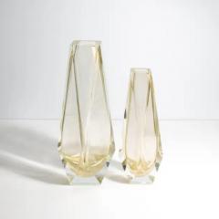 Hand Blown Murano Vase Goccia in Clear with 24 Karat Gold Flecks Medium - 3852350