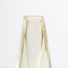 Hand Blown Murano Vase Goccia in Clear with 24 Karat Gold Flecks Medium - 3852351