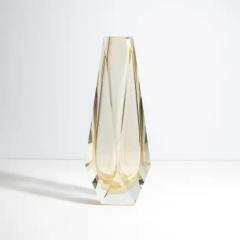 Hand Blown Murano Vase Goccia in Clear with 24 Karat Gold Flecks Medium - 3852396