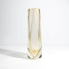 Hand Blown Murano Vase Goccia in Clear with 24 Karat Gold Flecks Medium - 3852406