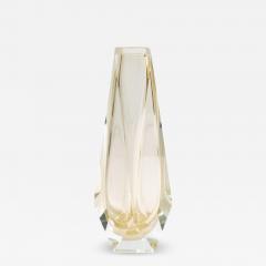 Hand Blown Murano Vase Goccia in Clear with 24 Karat Gold Flecks Medium - 3878601