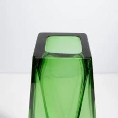 Hand Blown Murano Vase Goccia in Green Tall - 3852131