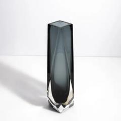 Hand Blown Murano Vase Goccia in Grey Medium - 3852102