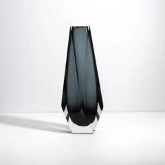 Hand Blown Murano Vase Goccia in Grey Medium - 3852106