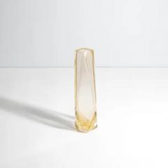 Hand Blown Murano Vase Goccia in Grey with 24 Karat Gold Flecks Small - 3852575