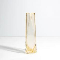 Hand Blown Murano Vase Goccia in Grey with 24 Karat Gold Flecks Small - 3852604