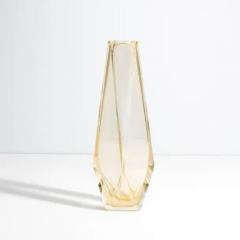 Hand Blown Murano Vase Goccia in Grey with 24 Karat Gold Flecks Small - 3852605