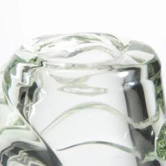 Hand Blown Murano Vase Gomitolo in Clear with a Hint of Green Extra Tall - 3854039