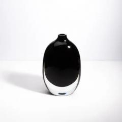 Hand Blown Murano Vase Sommerso in Black Onyx - 3854000