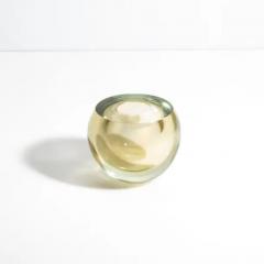 Hand Blown Murano Vase Sphere in Gold Small - 3852150