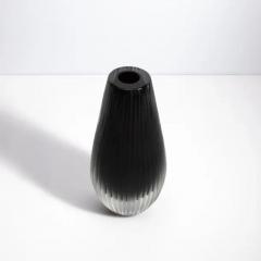 Hand Blown Murano Vase Supreme in Black Large - 3851691