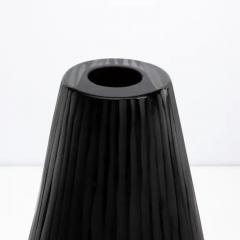 Hand Blown Murano Vase Supreme in Black Large - 3851692