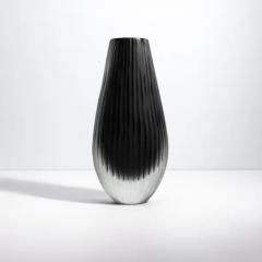 Hand Blown Murano Vase Supreme in Black Large - 3851695