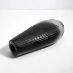 Hand Blown Murano Vase Supreme in Black Large - 3851722
