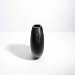 Hand Blown Murano Vase Supreme in Black Medium - 3852558