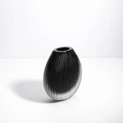 Hand Blown Murano Vase Supreme in Black Medium - 3852560