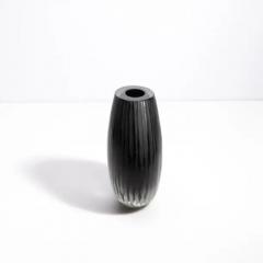 Hand Blown Murano Vase Supreme in Black Small - 3852528