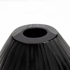 Hand Blown Murano Vase Supreme in Black Small - 3852541