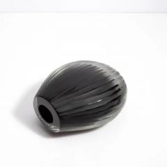 Hand Blown Murano Vase Supreme in Black Small - 3852544