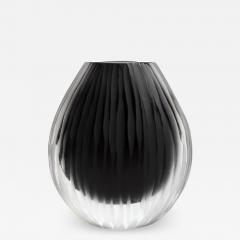 Hand Blown Murano Vase Supreme in Black Small - 3878615