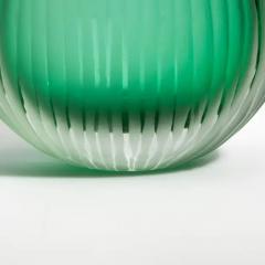 Hand Blown Murano Vase Suprime in Emerald Green Medium - 3852010