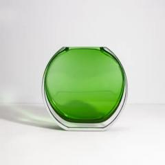Hand Blown Murano Vase in Green - 3854008