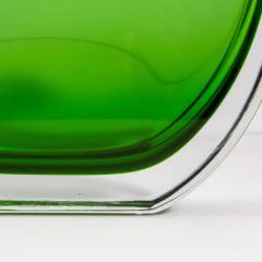 Hand Blown Murano Vase in Green - 3854009