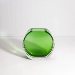 Hand Blown Murano Vase in Green - 3854010