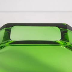 Hand Blown Murano Vase in Green - 3854052