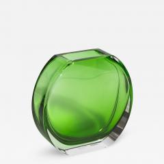 Hand Blown Murano Vase in Green - 3878661