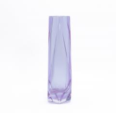 Hand Blown Murano Vase in Lavender - 4218201