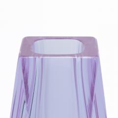 Hand Blown Murano Vase in Lavender - 4218208