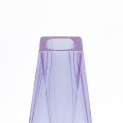 Hand Blown Murano Vase in Lavender - 4218225