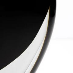 Hand Blown Murano Vase in Onyx Black Small - 3852478