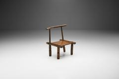 Hand Carved African Baule Tribal Chairs Ivory Coast Early 20th century - 2157744