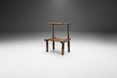 Hand Carved African Baule Tribal Chairs Ivory Coast Early 20th century - 2157746