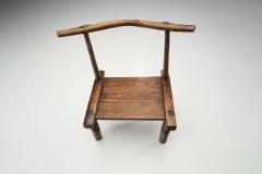 Hand Carved African Baule Tribal Chairs Ivory Coast Early 20th century - 2157748
