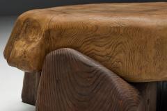 Hand Carved Brutalist Coffee Table France 2025 - 4632400