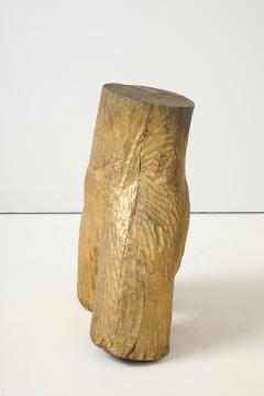 Hand Carved Gilded Tree Trunk Lower Torso - 4036620