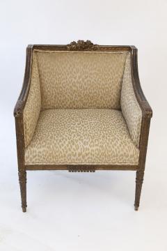 Hand Carved Louis XVI Bergere - 1428486