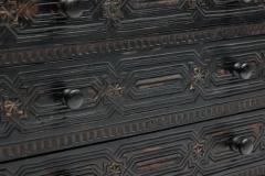 Hand Carved Oak Chest of Drawers France 18th Century - 4150042