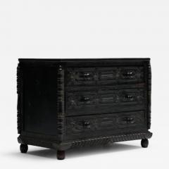 Hand Carved Oak Chest of Drawers France 18th Century - 4151795