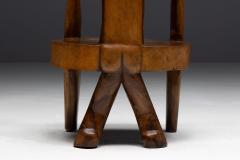 Hand Carved Rural Figure Chair France 20th Century - 4549557