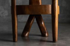 Hand Carved Rural Figure Chair France 20th Century - 4549574